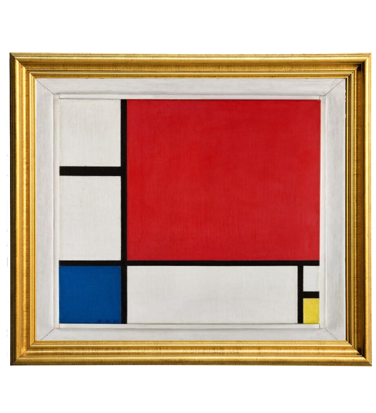 Composition with Red, Blue and Yellow